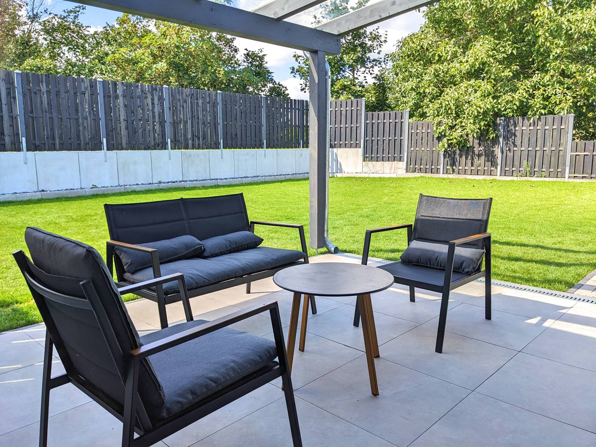 Überdachte Terrasse